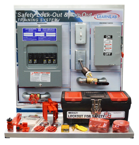 Lockout Tagout Training Systems, NFPA Safety, Set of 6 Trainers