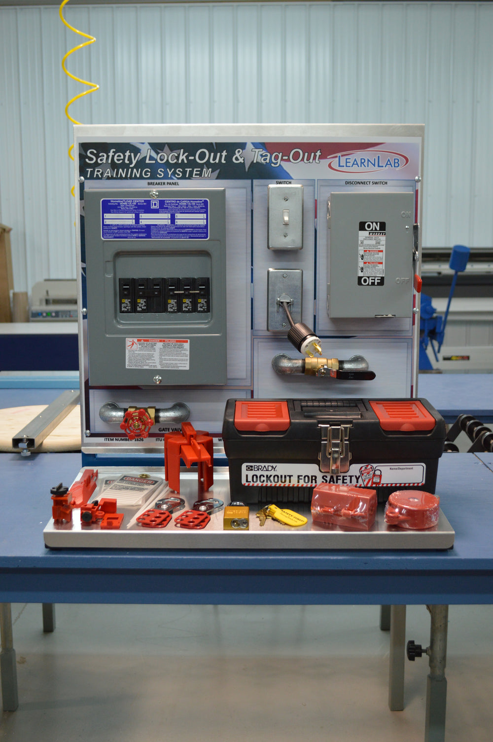 Hands-On Safety Lock-Out Tag-Out Training System | LearnLab