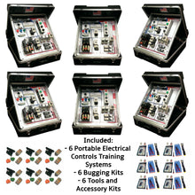 Load image into Gallery viewer, Portable Electrical Motor Controls Training System, Set of 6 Trainers