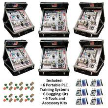 Load image into Gallery viewer, Portable PLC Programmable Controls Training Systems,  Set of 6 Trainers