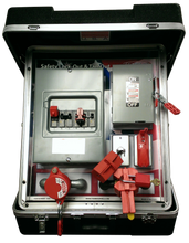 Load image into Gallery viewer, Portable Safety Lock-out Tag-out Training Systems,  Set of 6 Trainers