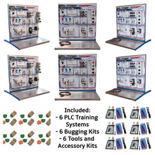 Load image into Gallery viewer, Basic Hands-On PLC Training System, Set of 6 Trainers